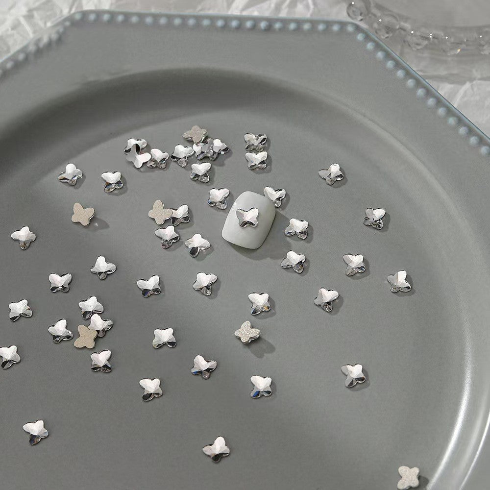 FS4667- 8*9Mm Butterfly Flat-Bottomed Crystal Diamond