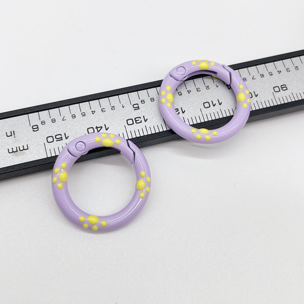 FS3568- 20Mm Dripping-Oil Hand-Painted Keychaini