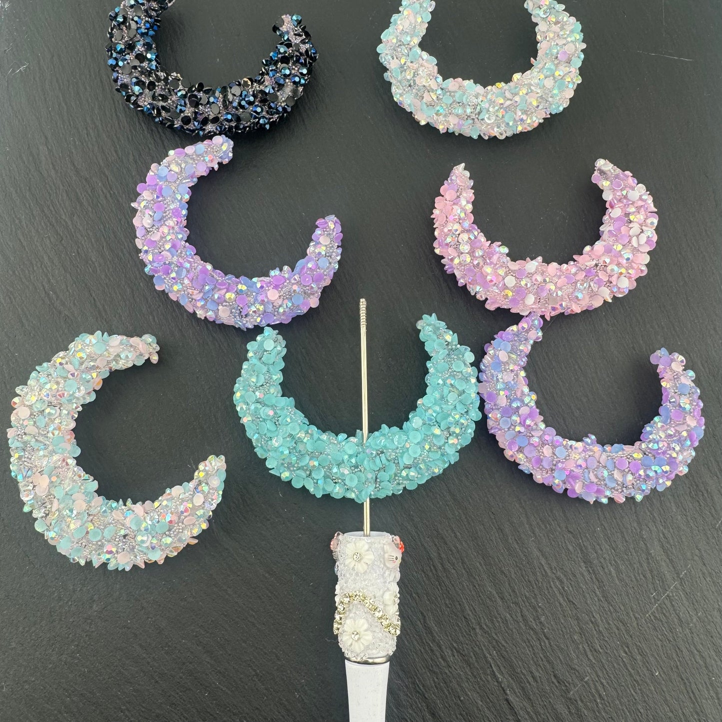 FS2039-Sugar Moon Acrylic Beads Fit For Beadable Pens