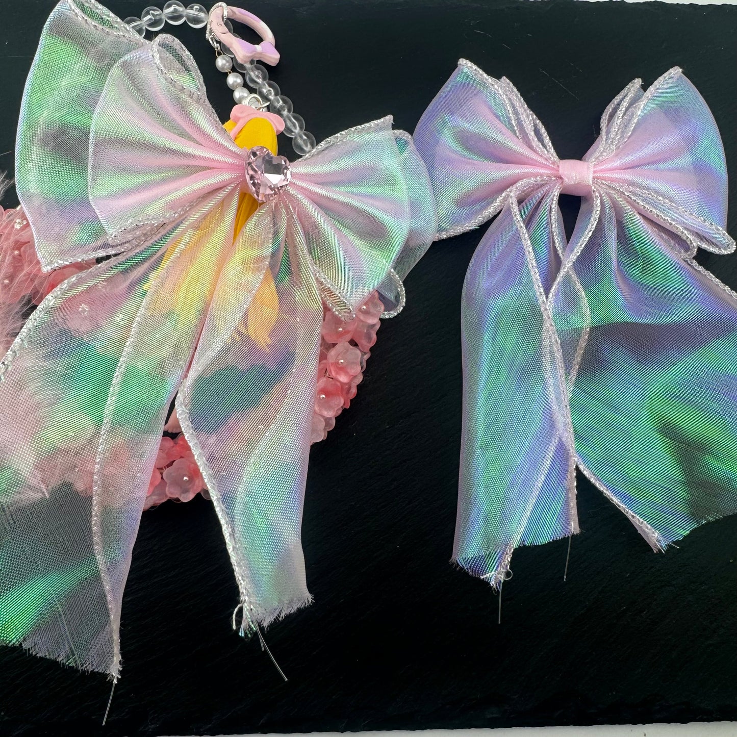 FS2101-115mm¡Á150mm Farbic Bow For Making Fancy Beads