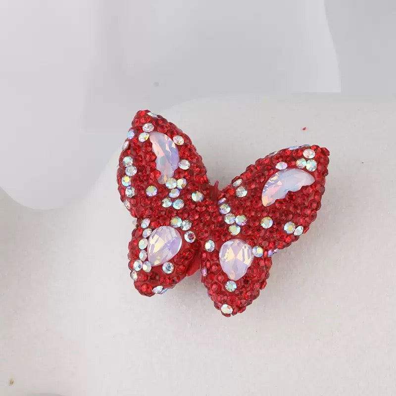 FS3982-3.6*3.5*1cm Butterfly Sparking Clay Beads Fit For Beadable Pens