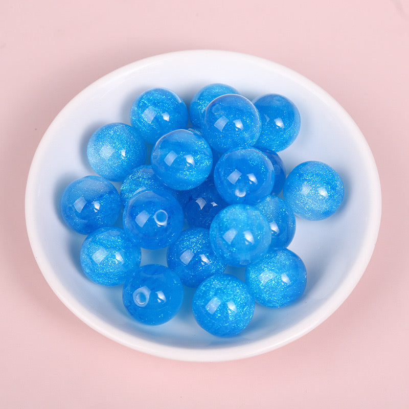 FS1714-16 MM Galaxy Resin Beads Fit For Beadable Pens