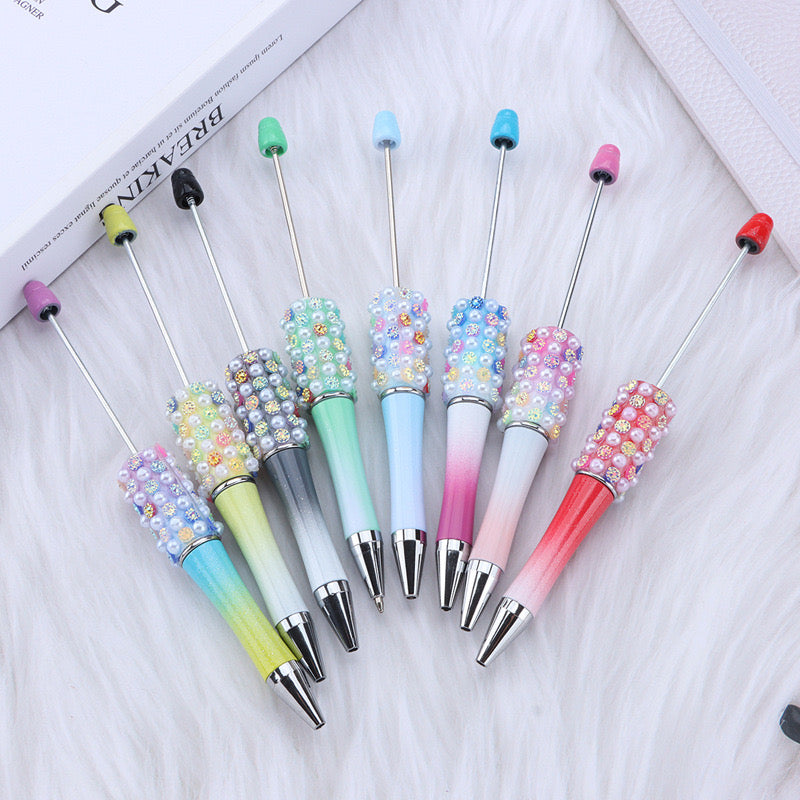 FS2741-Colorful Pearl Fancy Beadable Pens