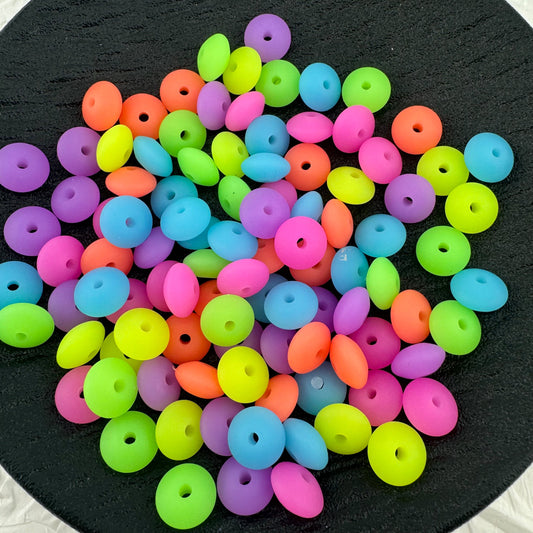 FS2173-12MM Glowing Wheel Slicone Spacer Fit For Beadable Pens