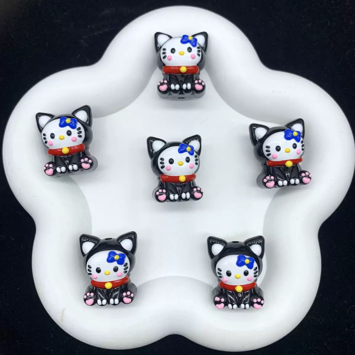FS4000-HK Hand Painted Acrylic Beads Fit For Beadable Pens