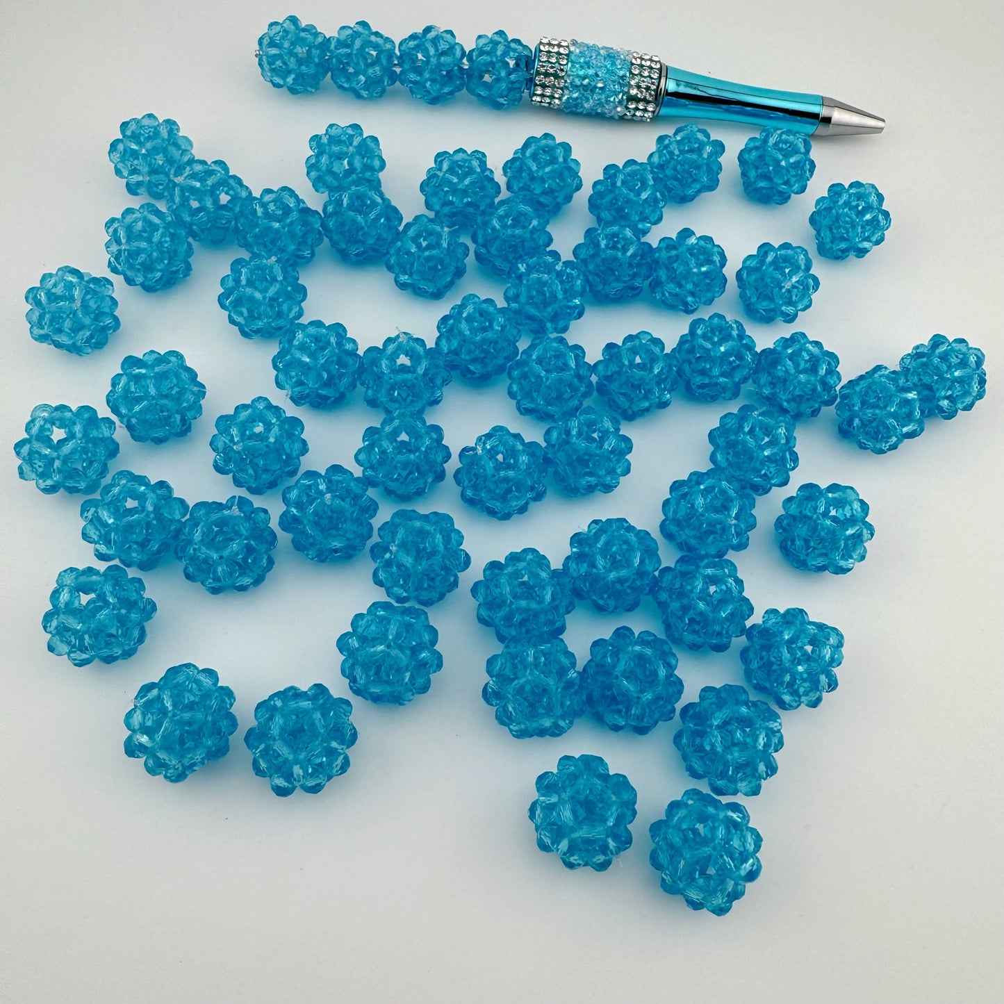 FS3976-16mm Handmade Glass Beads Fit For Beadable Pens
