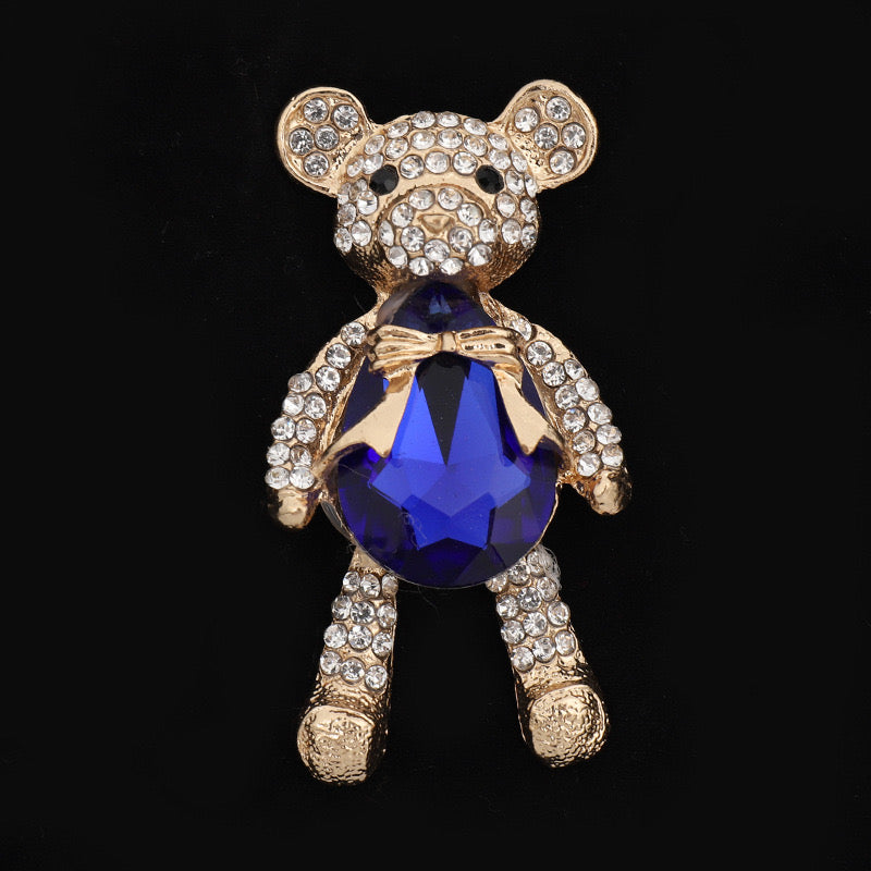 FS2916-Crystl Bear Patch For Making Fancy Beads