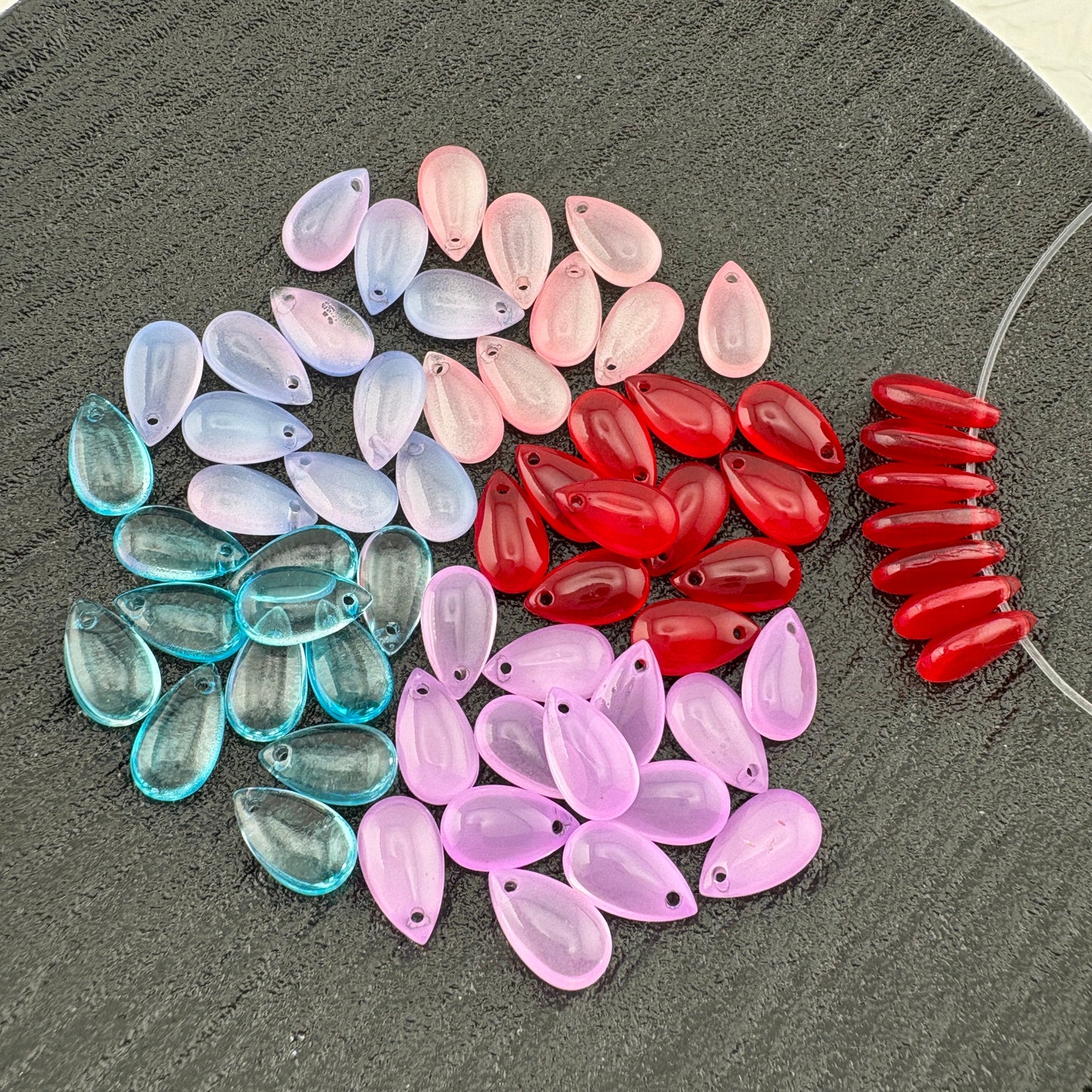 FS2500- 8¡Á14mm Water drop glass Charms