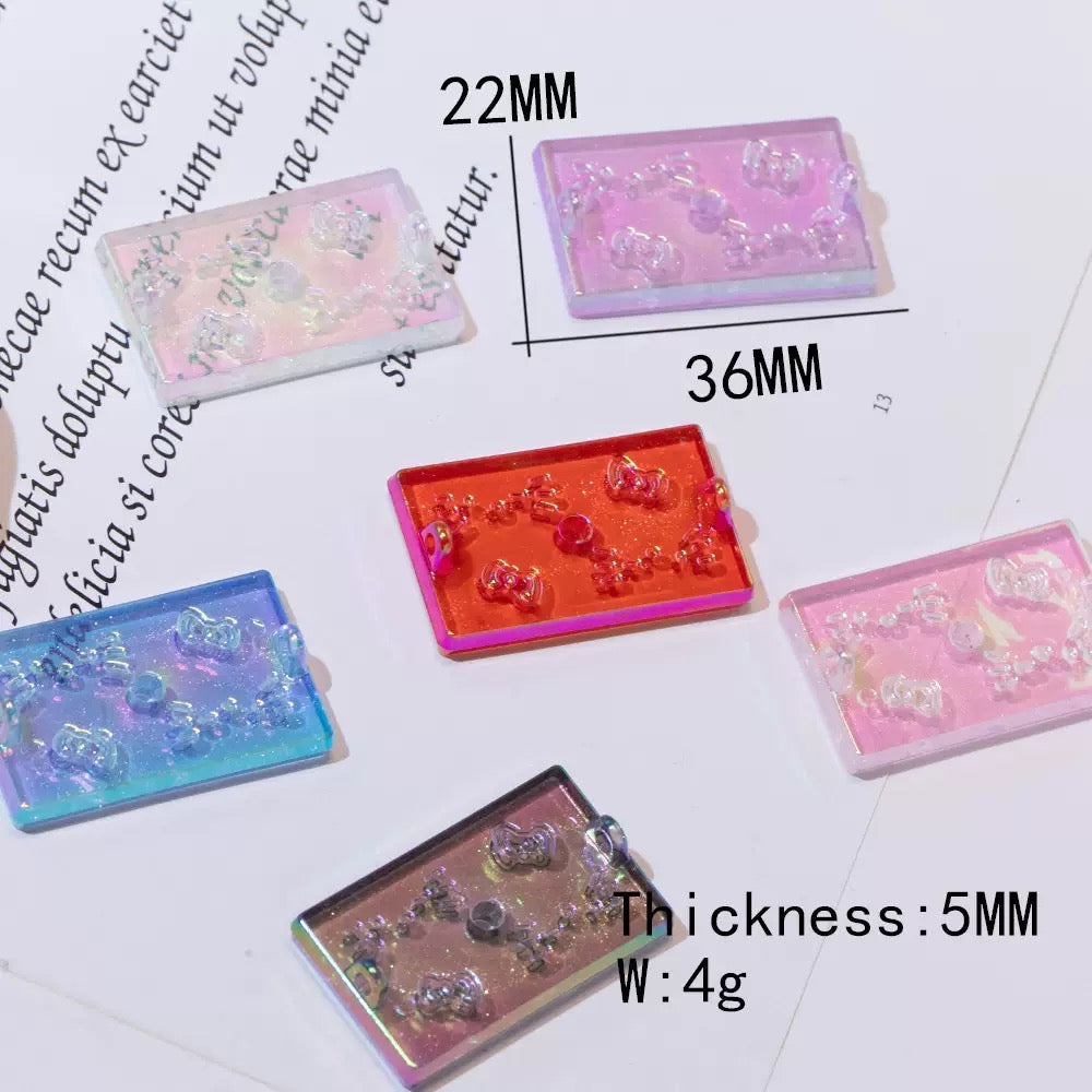 FS4111-Random Mixed Color Swing Resin Beads Fit For Beadable Pens
