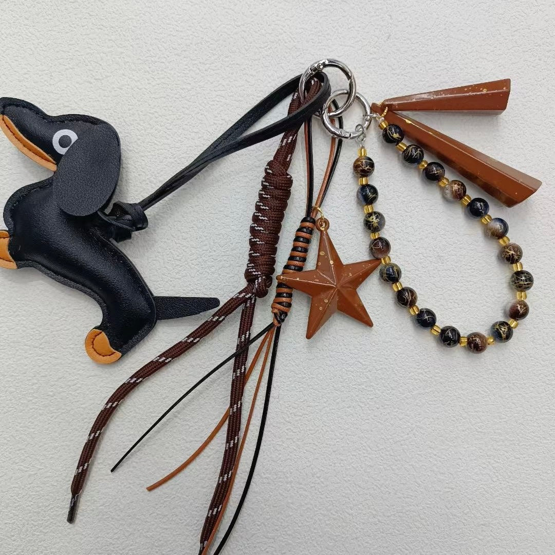 FS2315- 1 Piece Cute Dog Charms For Making Key Chain