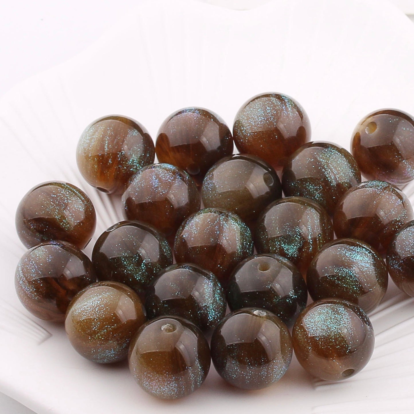 FS1714-16 MM Galaxy Resin Beads Fit For Beadable Pens