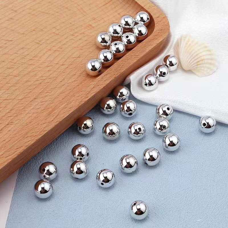 FS1709-16MM Metallic Acrylic Beads Fit For Beadable Pens