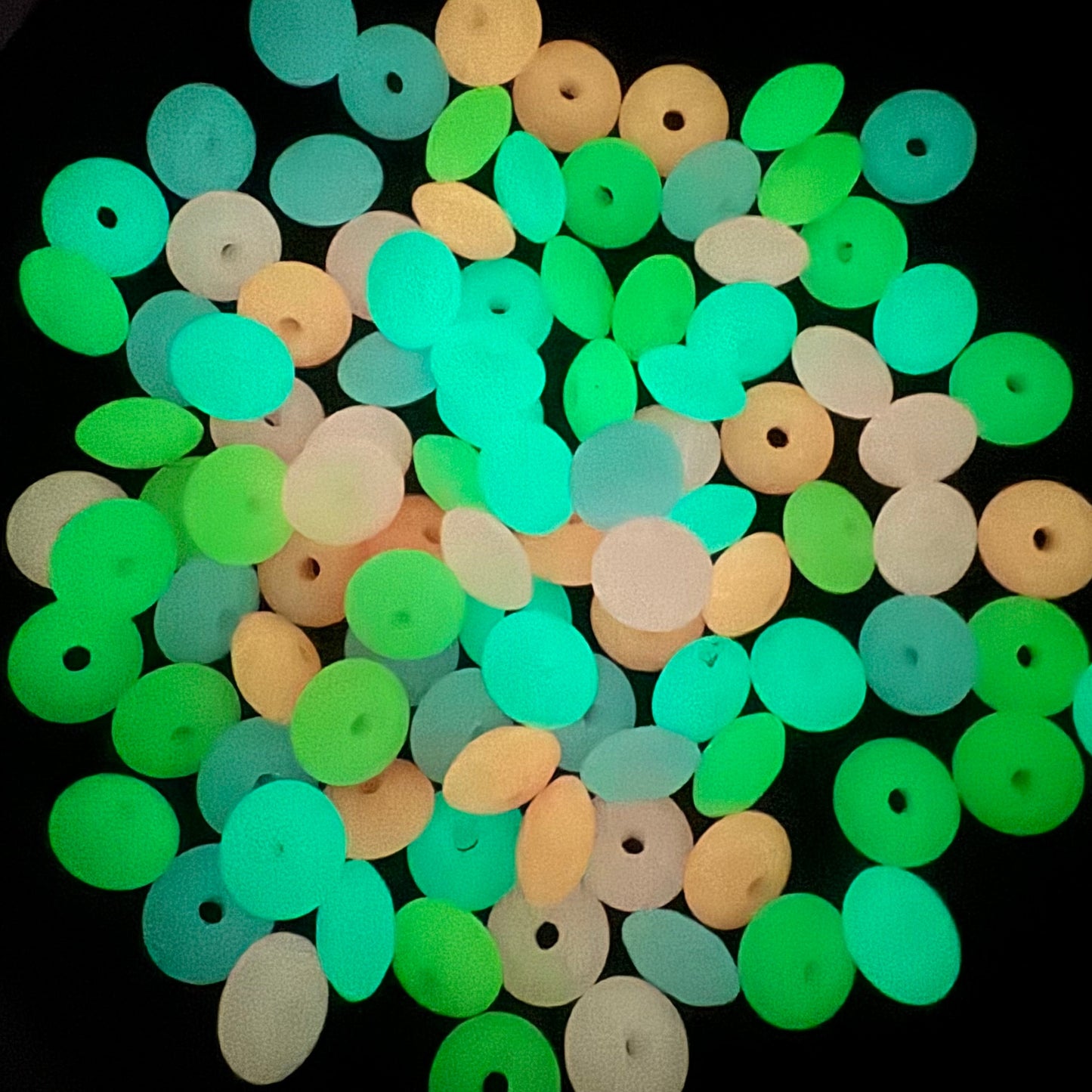 FS2173-12MM Glowing Wheel Slicone Spacer Fit For Beadable Pens