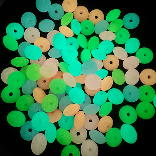 FS2173-12MM Glowing Wheel Slicone Spacer Fit For Beadable Pens