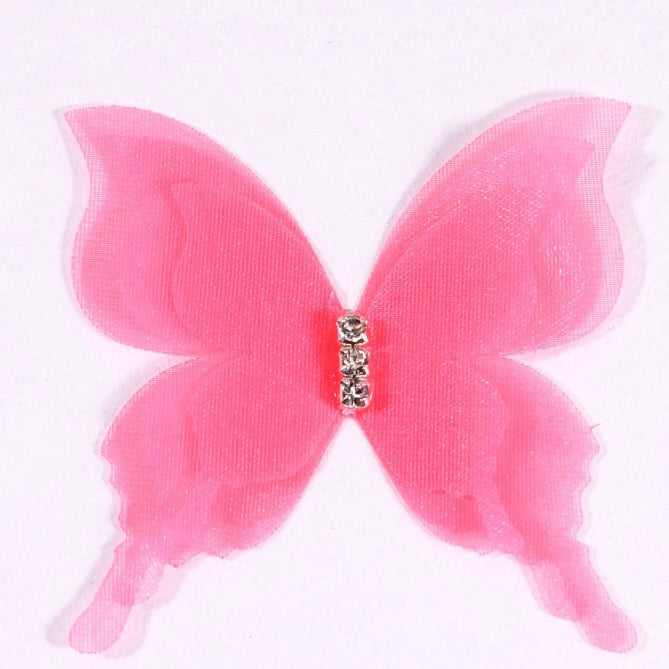 FS2189- 3 Layers Farbic Butterfly For Making Fancy Beads