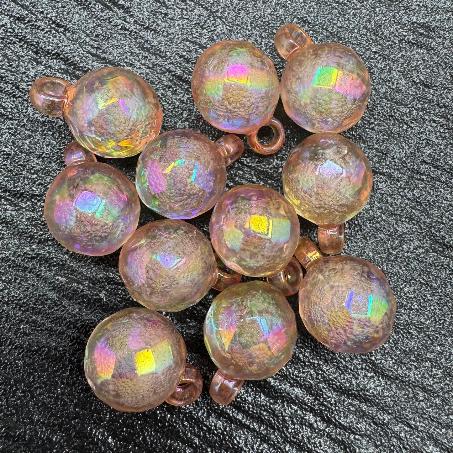 FS3936-16mm Disco Acrylic Bubble Beads For Making Car Hanger