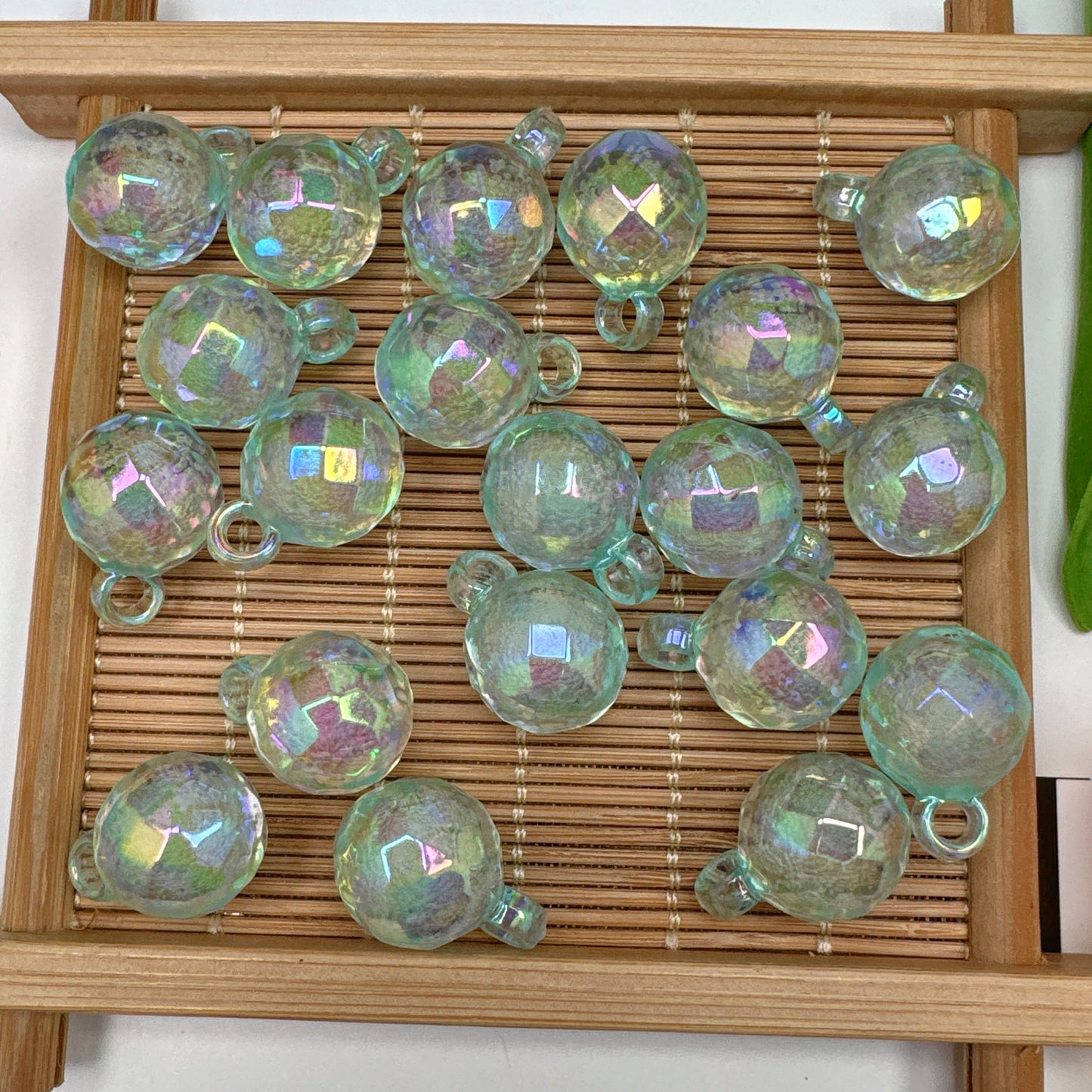 FS3936-16mm Disco Acrylic Bubble Beads For Making Car Hanger
