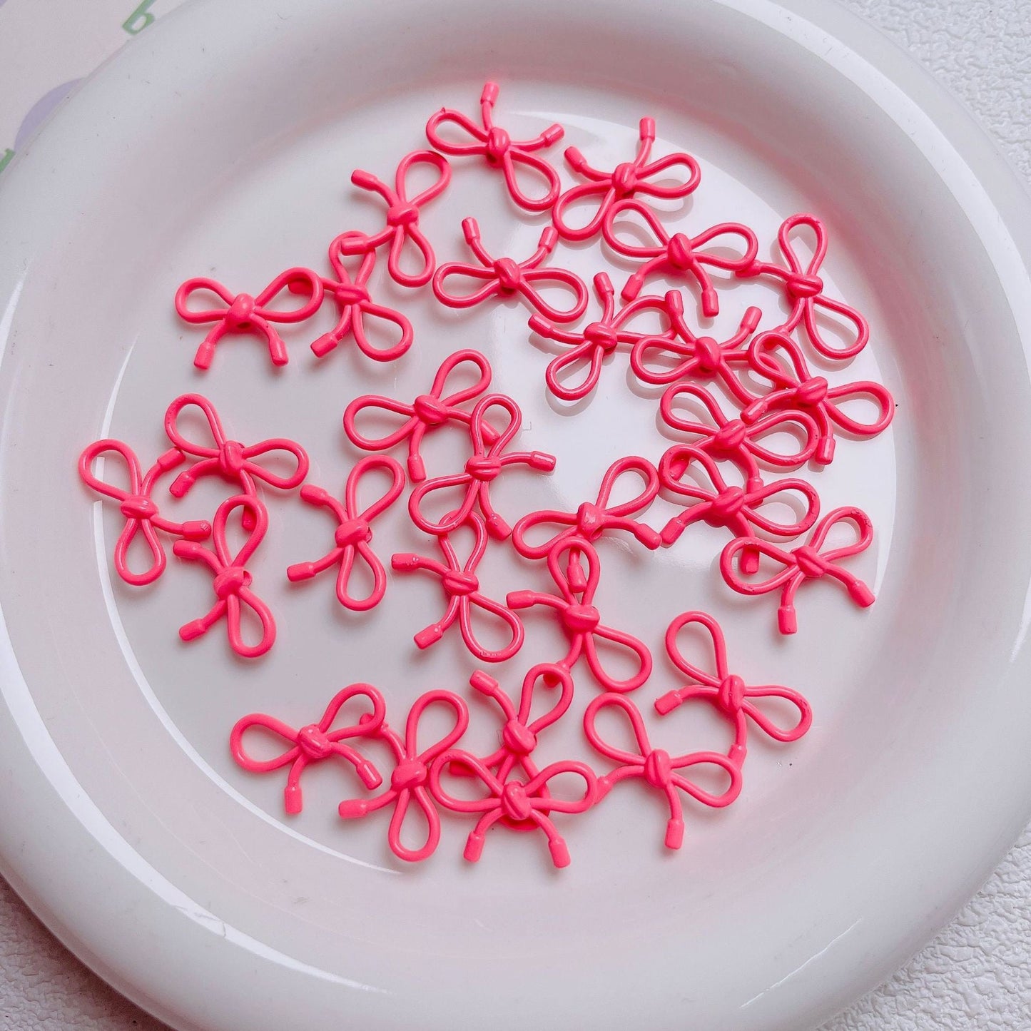 FS2511-13¡Á20mm Stoving Vanish Metal Beads For Making Keychain