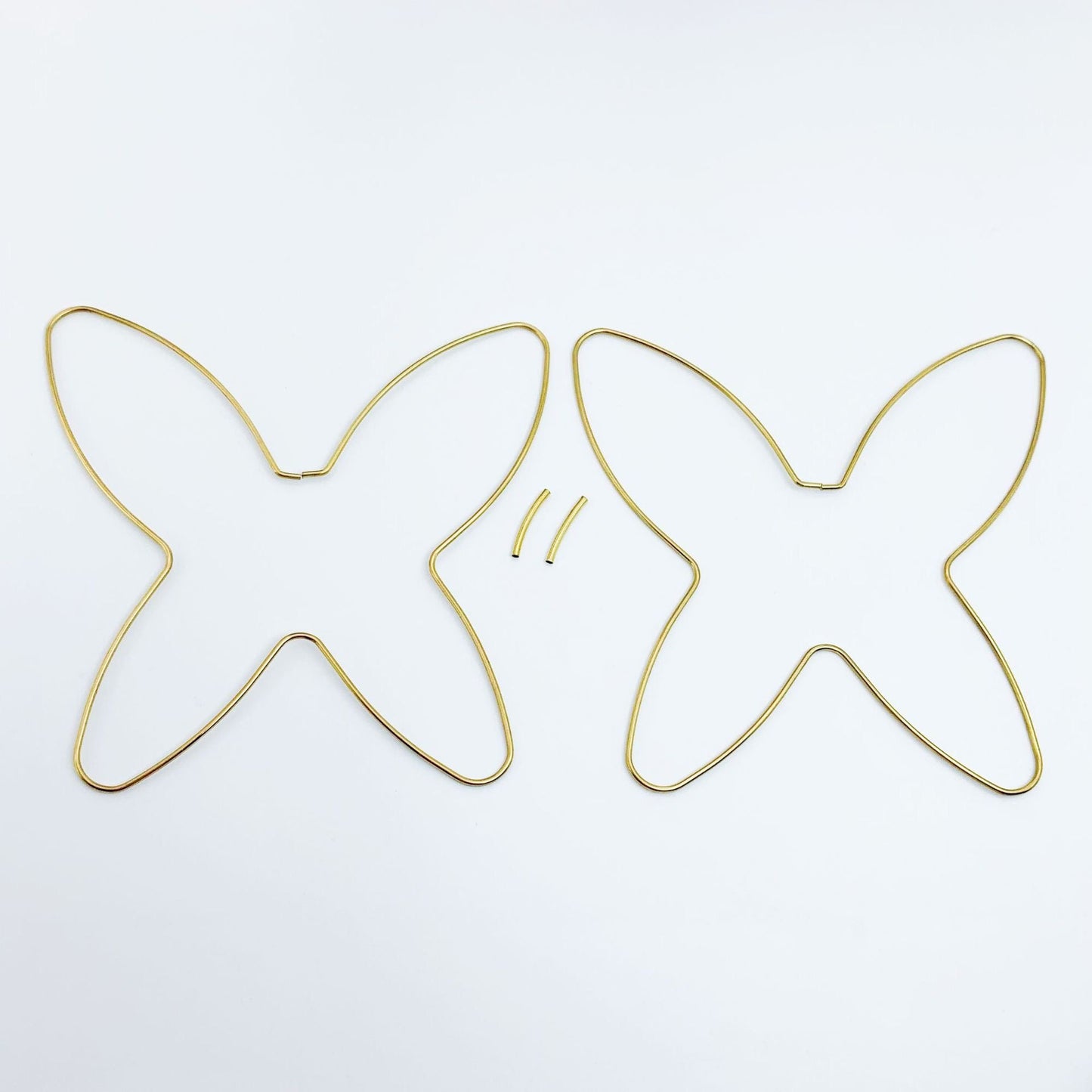 FS2102-Butterfly Wire Ring For Making Car Hanger