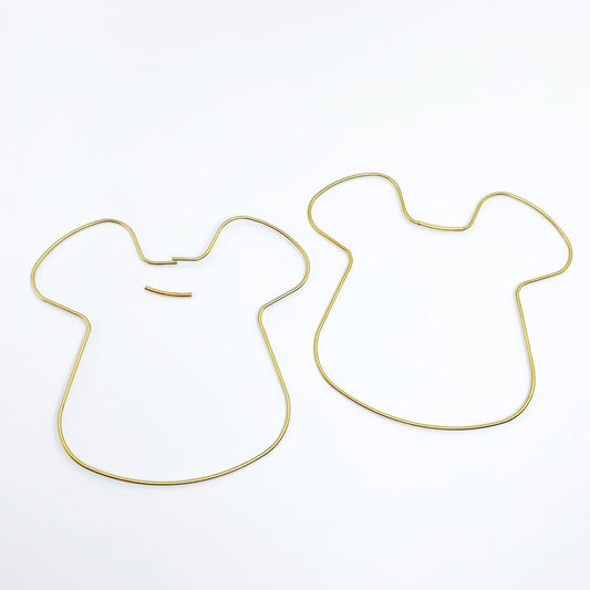 FS2106-11¡Á12cm Bear Wire Ring For Making Car Hanger