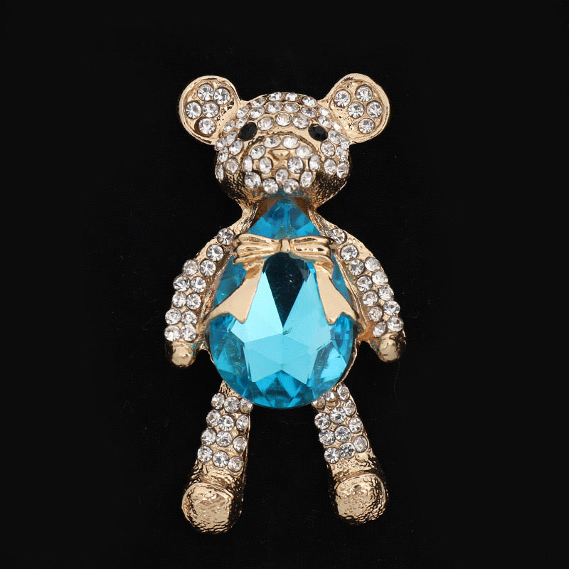 FS2916-Crystl Bear Patch For Making Fancy Beads