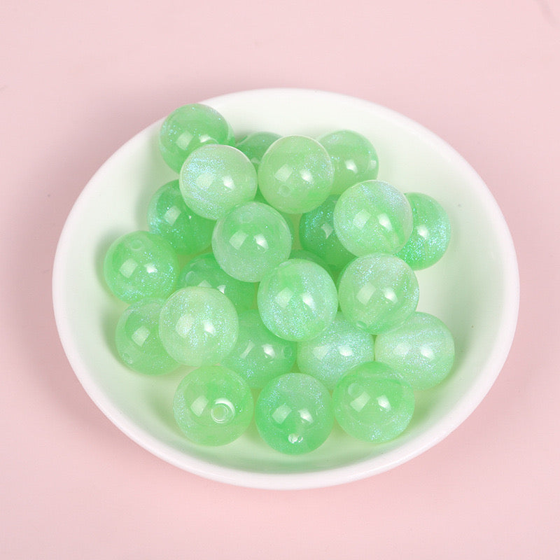 FS1714-16 MM Galaxy Resin Beads Fit For Beadable Pens