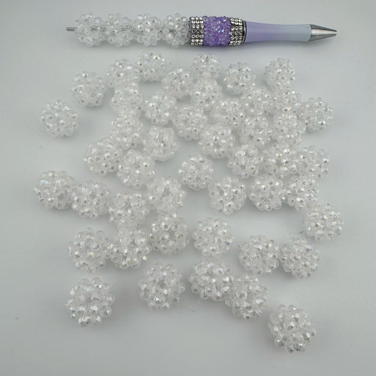 FS3976-16mm Handmade Glass Beads Fit For Beadable Pens