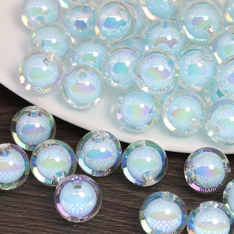 FS0589- 16mm UV Beads In Beads (Beads Inside Beads)