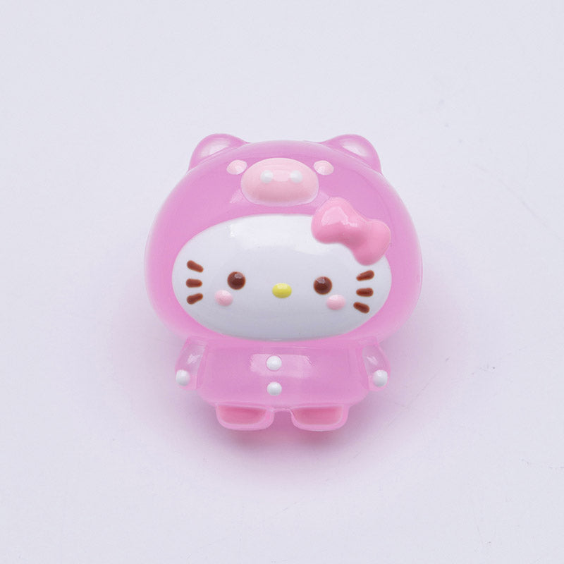 FS5033- 23*23mm Jelly HK Hand Painted Handmade Beads