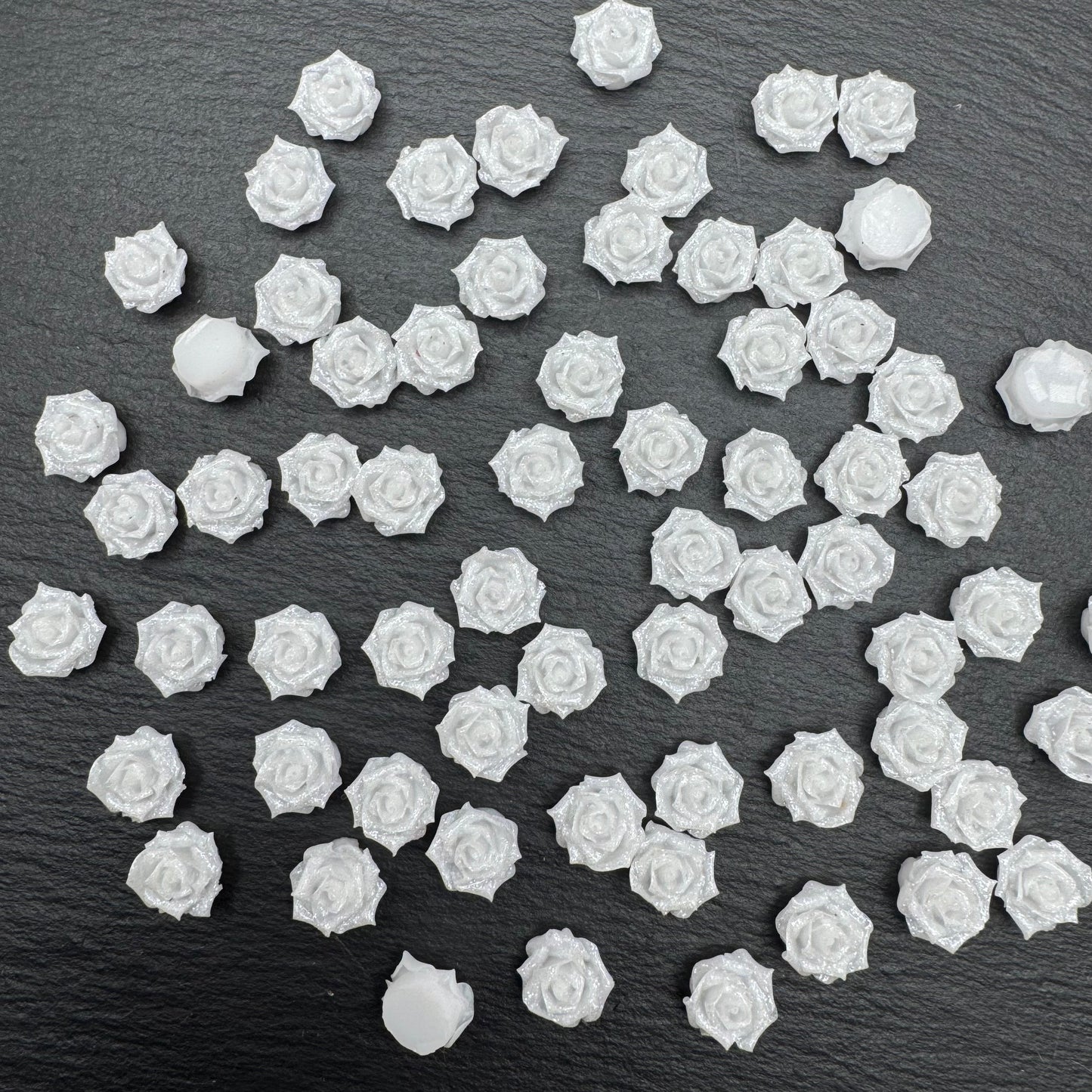 FS4350- 10mm Soft Flower Charms Soft Flower Patches