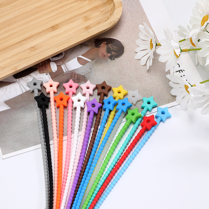 FS3048- Random Mixed Color Silicone Ring For Making Keychain