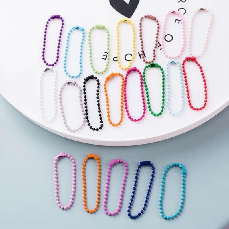FS3565-2.4mm*10cm Mixed Color Bead Chain