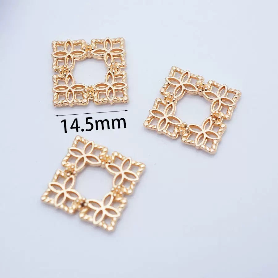 FS3035- Metal Cube Patch For Making Fancy Beads