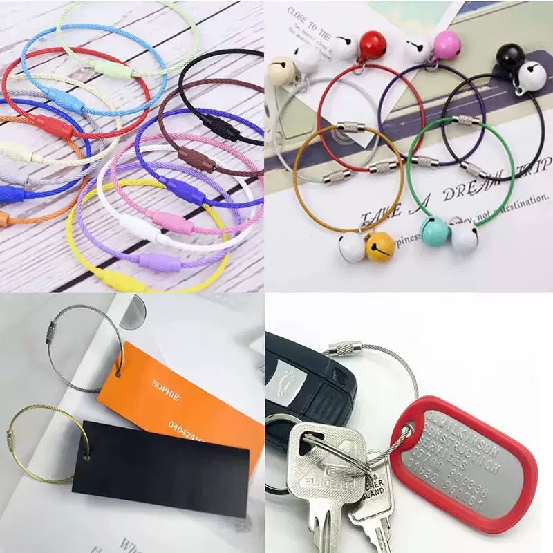 FS1330- 50mm Key Ring Mixed Color