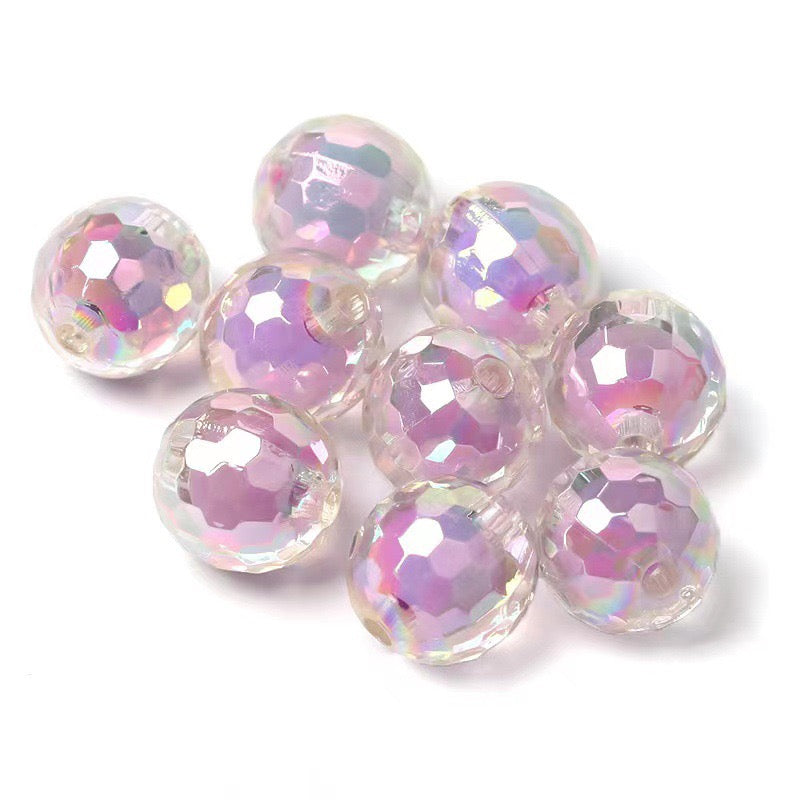 FS1210- 16mm Disco Beaded Pearl Inside Pearl