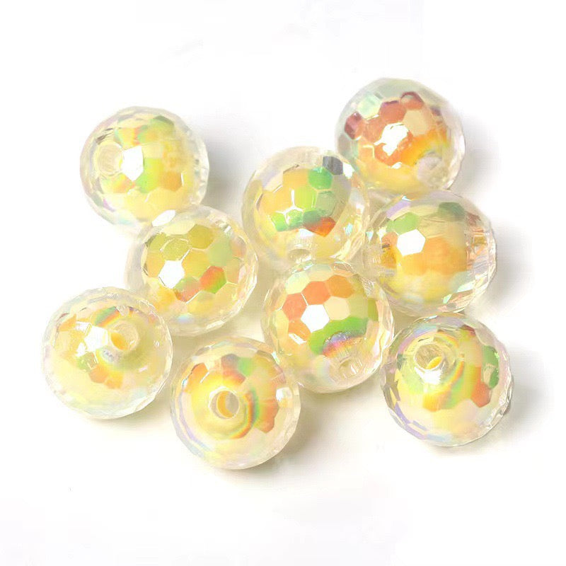 FS1210- 16mm Disco Beaded Pearl Inside Pearl