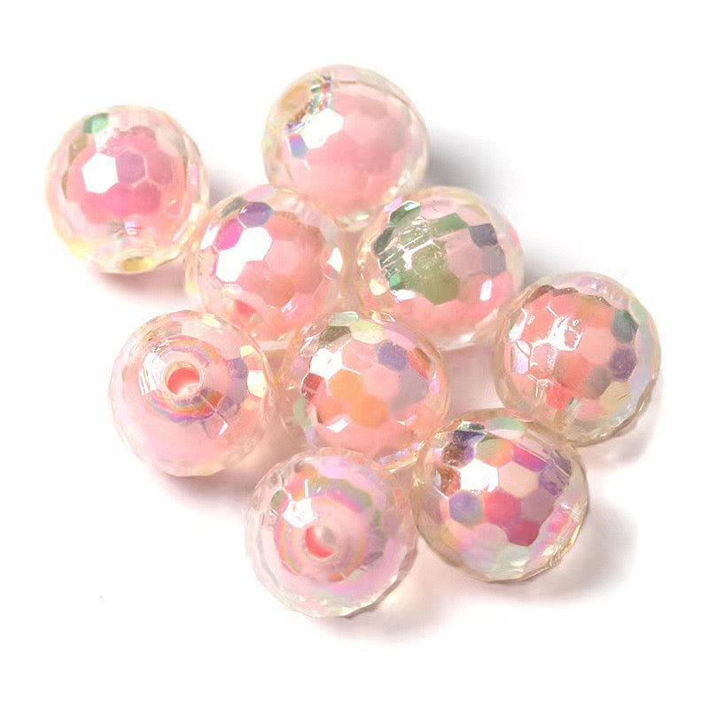 FS1210- 16mm Disco Beaded Pearl Inside Pearl