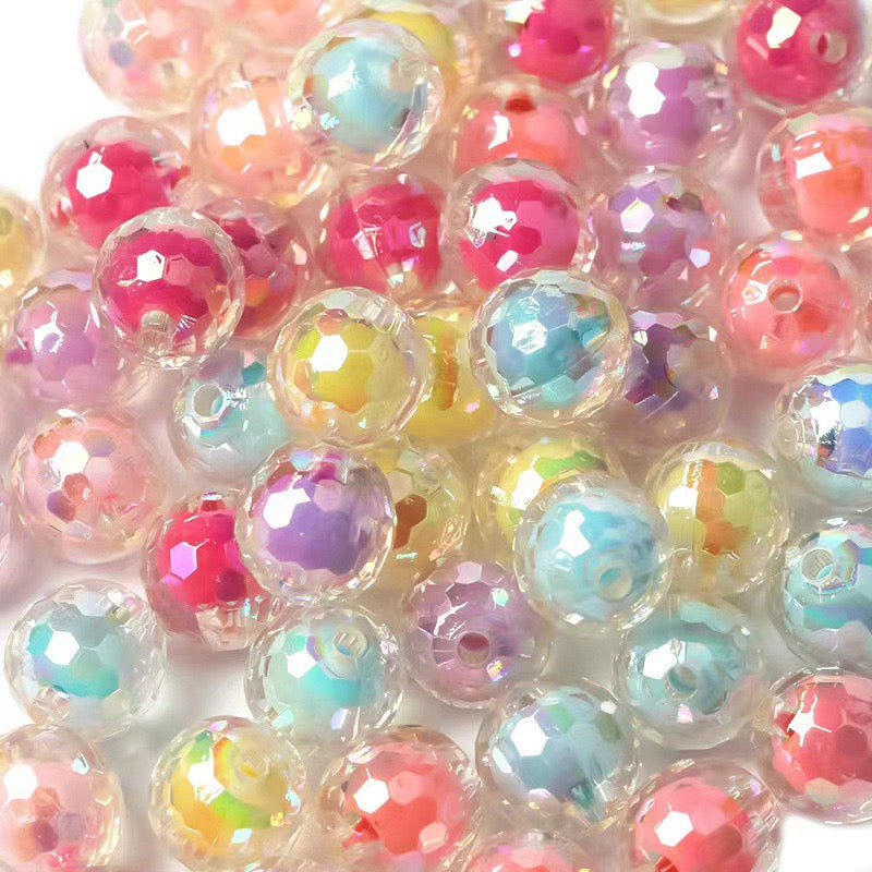 FS1210- 16mm Disco Beaded Pearl Inside Pearl