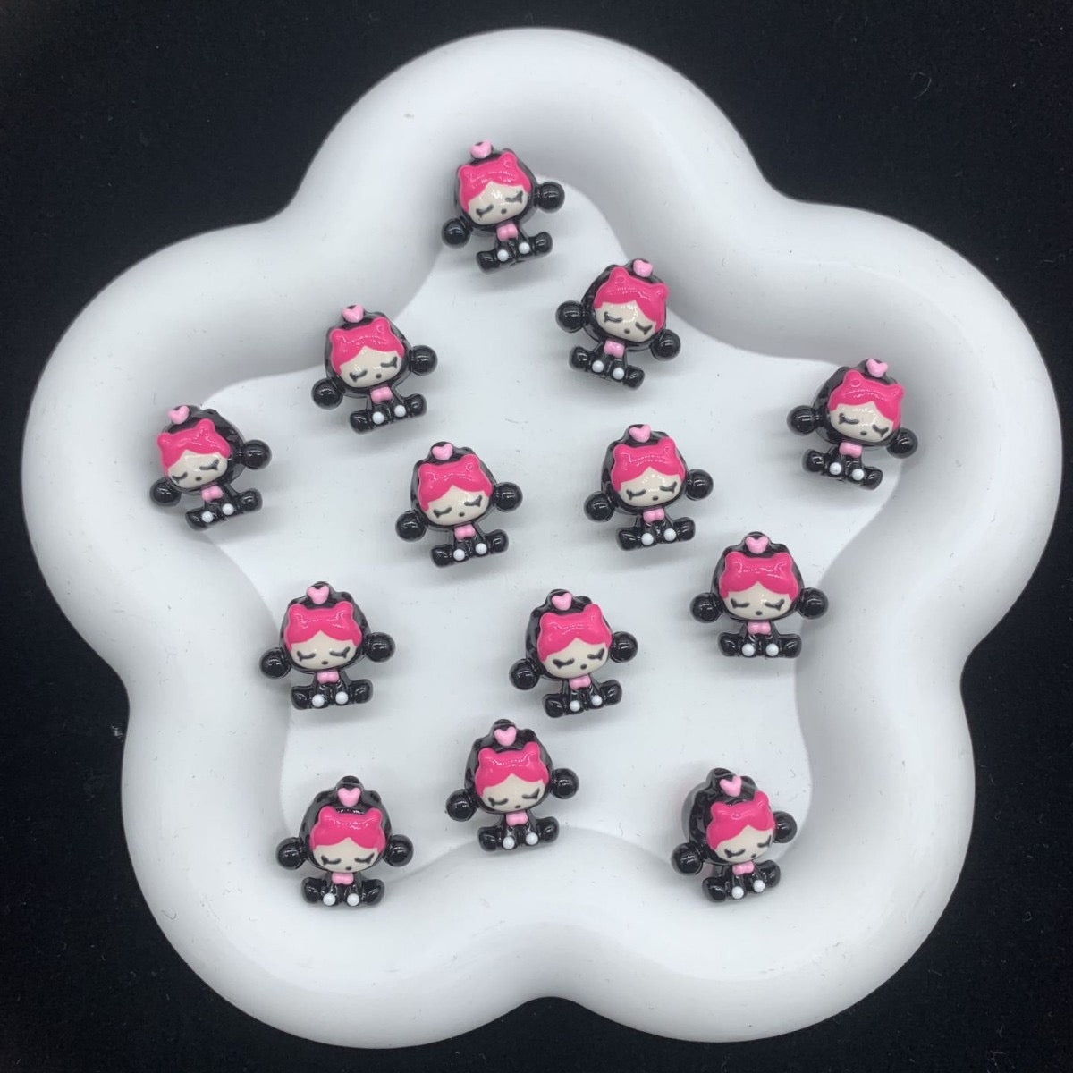 FS2281-18*19mm Small Size SP Hand Painted Resin Beads Fit For Beadable