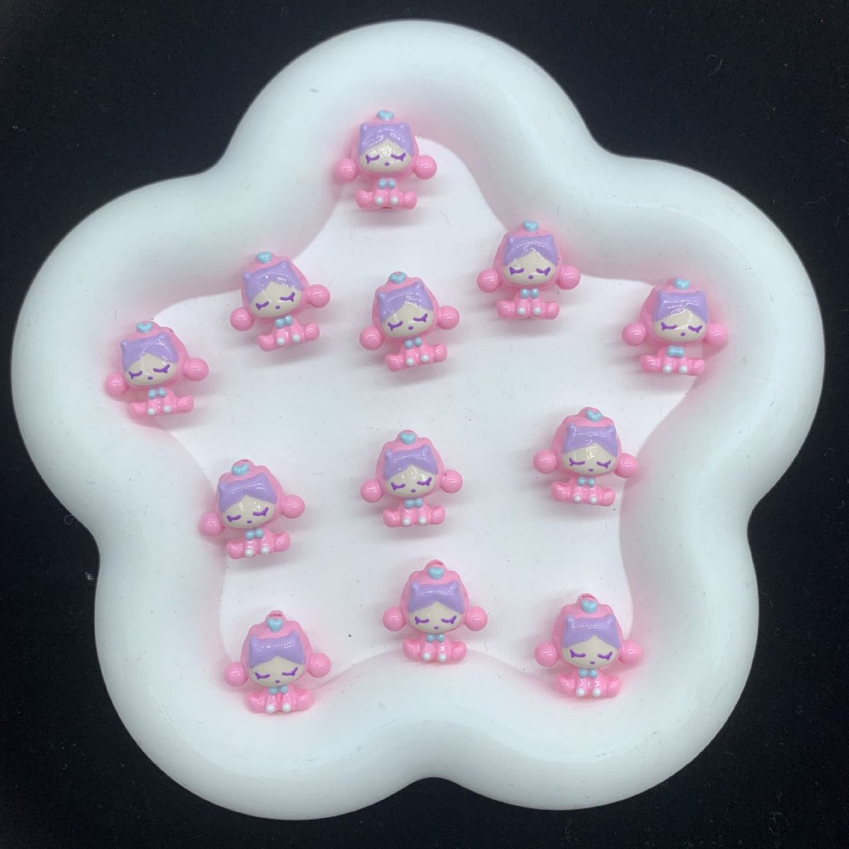 FS2281-18*19mm Small Size SP Hand Painted Resin Beads Fit For Beadable