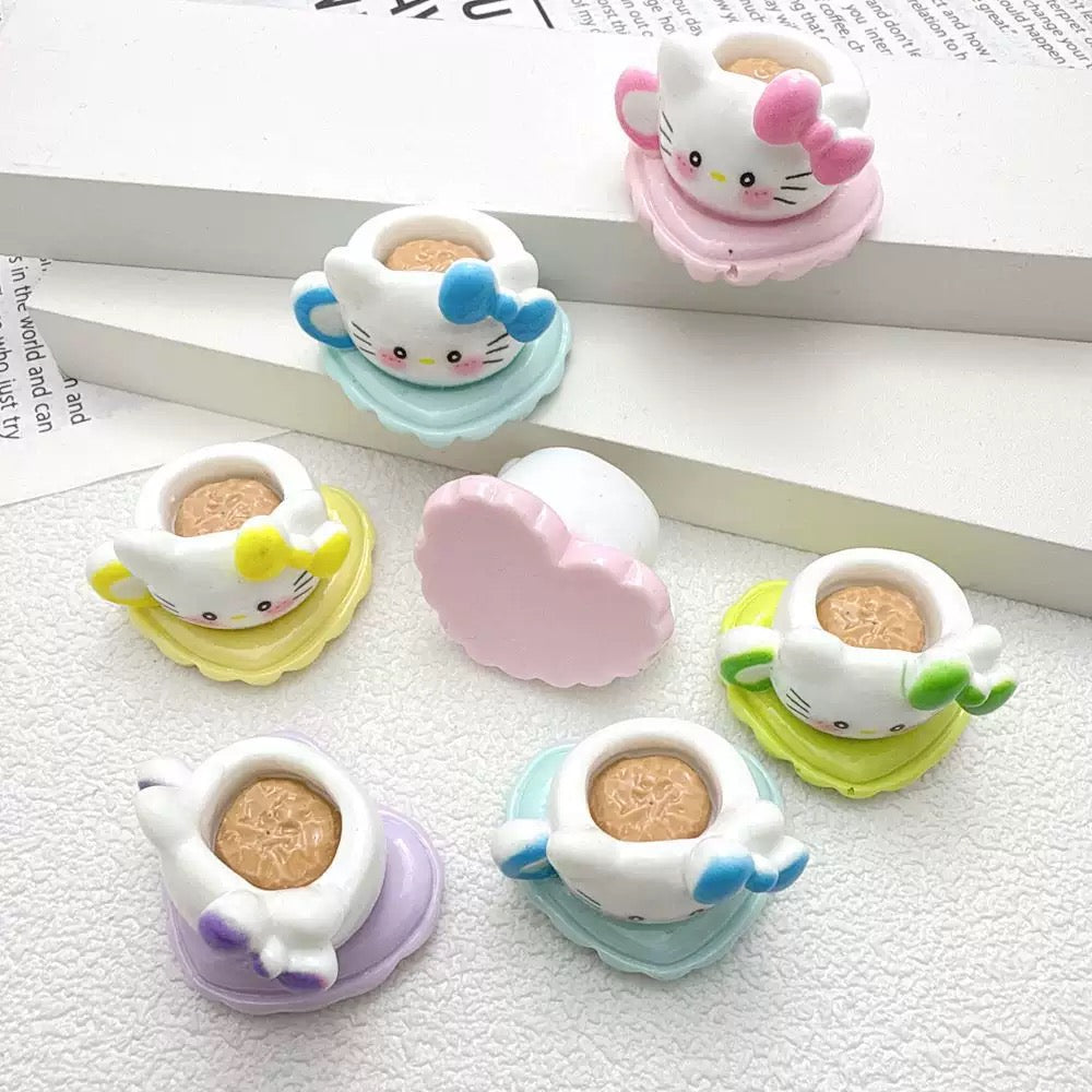 FS4531-HK Coffee Cup Resin Pen Topper