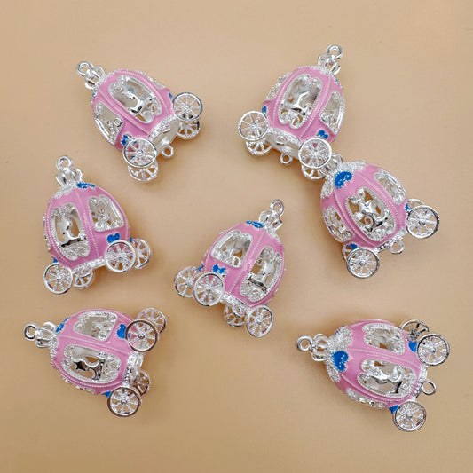 FS4859-About 40¡Á30mm Pumpkin Car Metal Charms (No Battery)