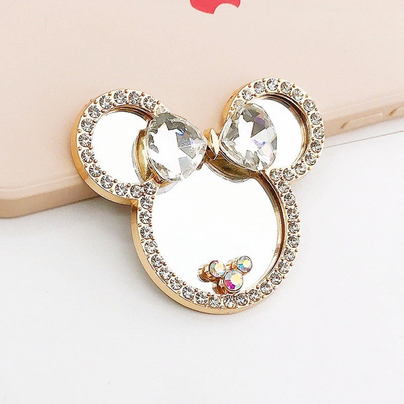 FS2600-6.1*5.3cm Minie Mirror Patch For Making Fancy Beads