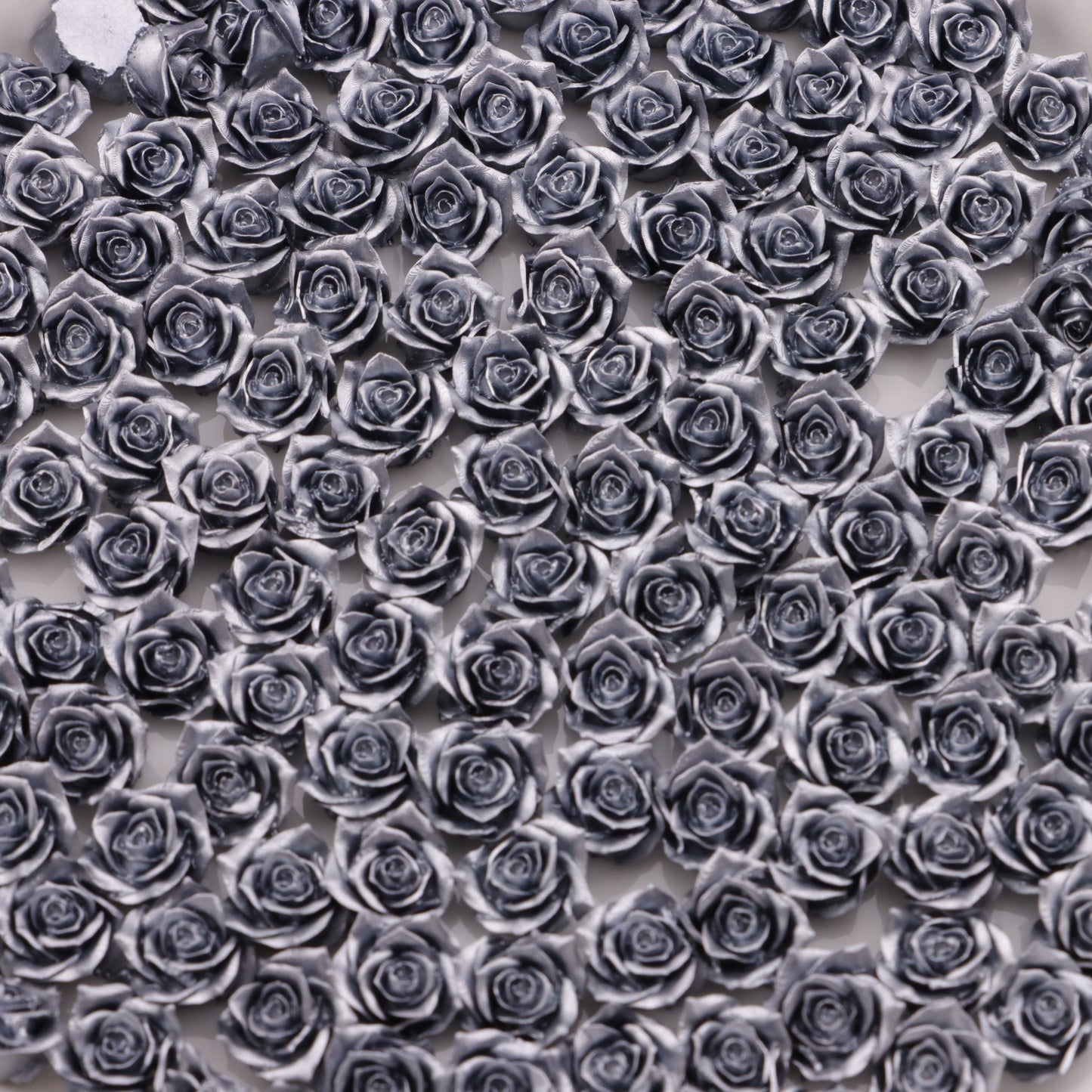 FS5566- 8mm Luminous Rose Flower Charms Pearl - Glow Luminous Rose Flowers