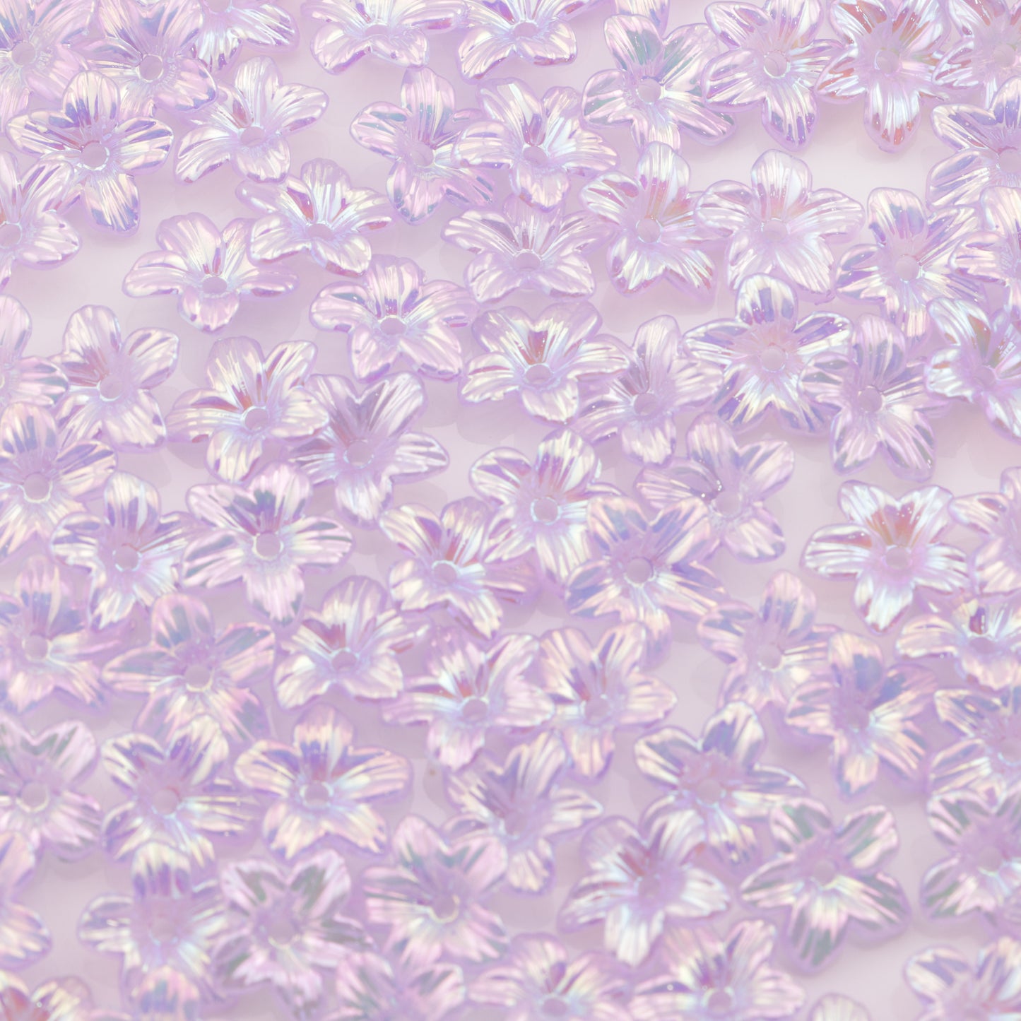 FS5512- 11mm Ab Plated Small Flower With Holes