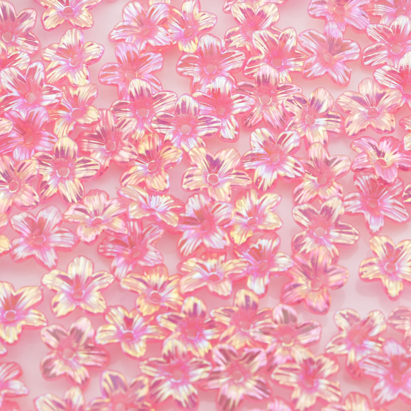 FS5512- 11mm Ab Plated Small Flower With Holes