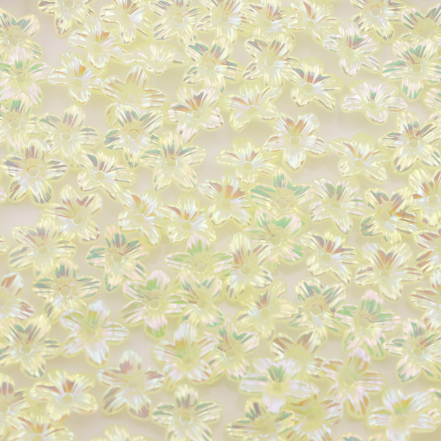 FS5512- 11mm Ab Plated Small Flower With Holes