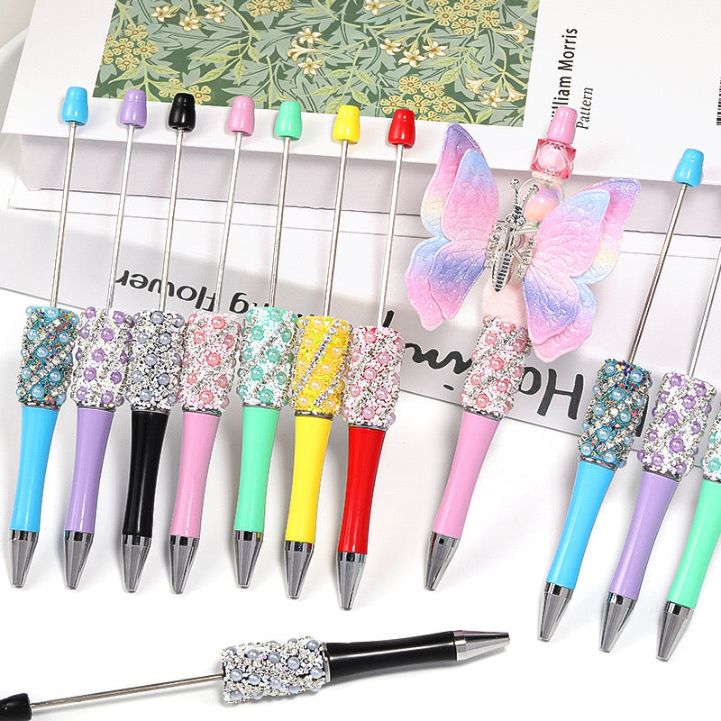 FS2809-Mixed Color Pearl Chain Sparkling Beadable Pens