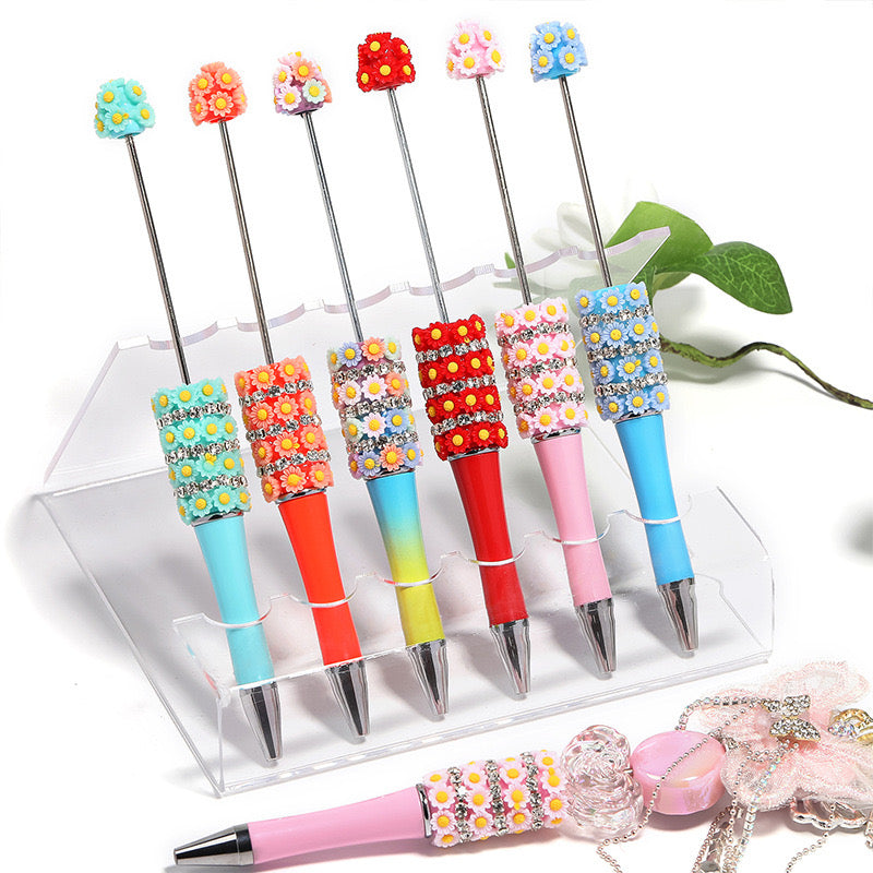 FS2814-Mixed Color Daisy Chain Sparkling Beadable Pens