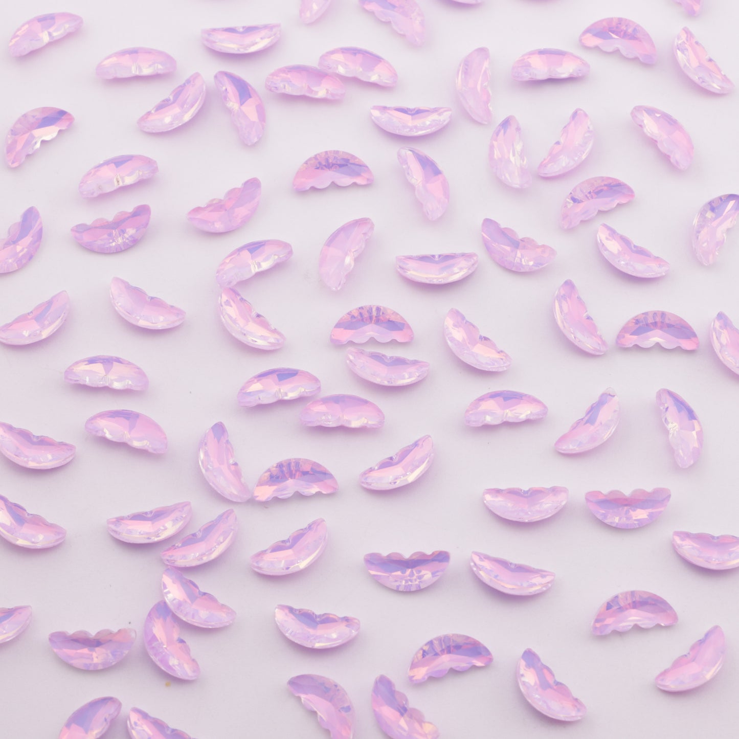 FS2228- 5*10mm Butterfly Wings Mocha Crystal